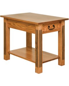Carlisle Fluted Mission End Table