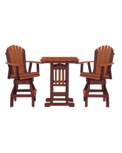Bar Height Table & Swivel Chairs