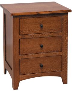 Barrs Mill Mission 3 Drawer Nightstand 