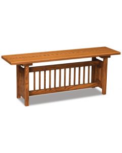 Classic Mission Trestle Bench