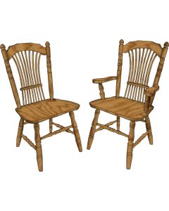 Classic Wheatland Arm & Side Chair (Desk Chair option available)