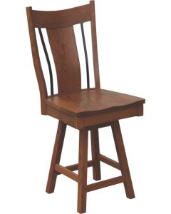 Eagle 24" Swivel Bar Chair with Iron