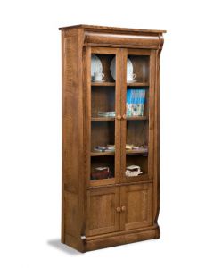 Old Classic Sleigh Bookcase