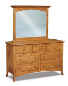 Carlisle 7 Drawer Dresser & Mirror