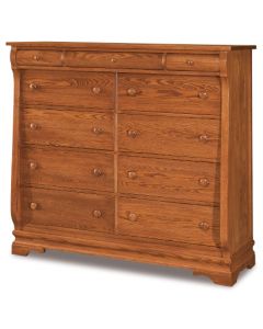 Chippewa Sleigh 11 Drawer Double Chest