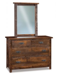 Dumont 4 Drawer Dresser & Mirror