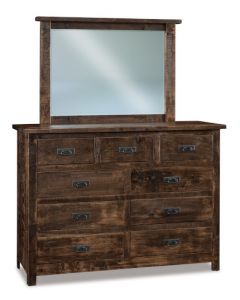 Dumont 9 Drawer Dresser & Mirror