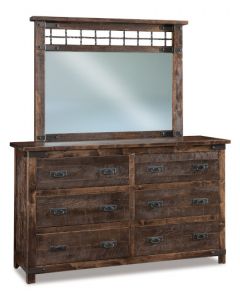 Ironwood 6 Drawer Dresser & Mirror