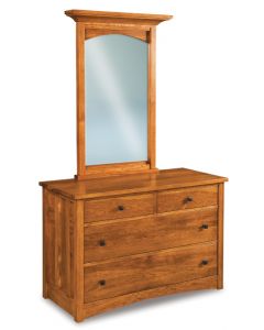 Kascade 4 Drawer Dresser & Mirror