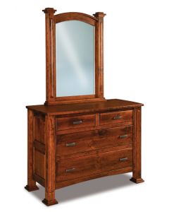 Lexington 4 Drawer Dresser & Mirror