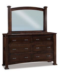 Lexington 6 Drawer Dresser & Mirror