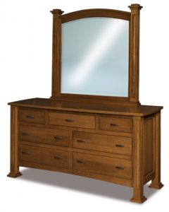 Lexington 7 Drawer Dresser & Mirror