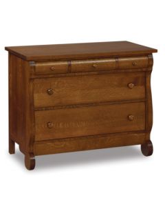 Old Classic Sleigh 5 Drawer Child's Chest