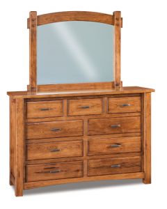 Timbra 9 Drawer Dresser & Mirror