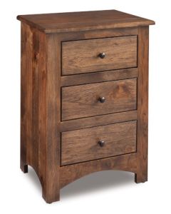 Simplicity Troy 3 Drawer Nightstand