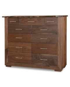 Live Wood 11 Drawer Double Chest