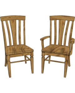 Lexington Arm & Side Chair (Desk Chair option available)