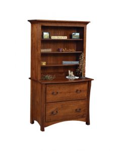 Master Lateral File Cabinet With Bookcase