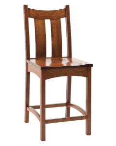 Country Shaker High Base Stationary Bar Chair
