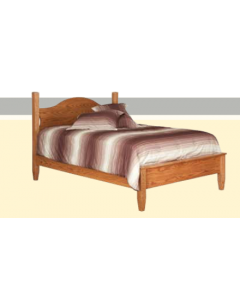 English Shaker Crescent Bed