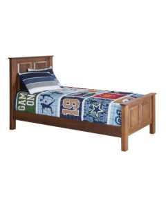 Traditional Raised Panel Twin Bed