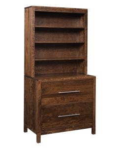 Vienna Lateral File Cabinet w/ Bookcase Top