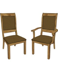 Victoria Falls Arm & Side Chair (Desk Chair option available)