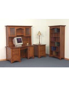 Westlake Wedge Desk & File Cabinet