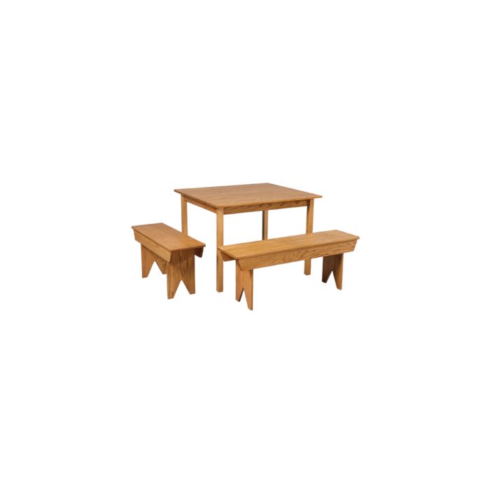 Solid wood Amish style card table