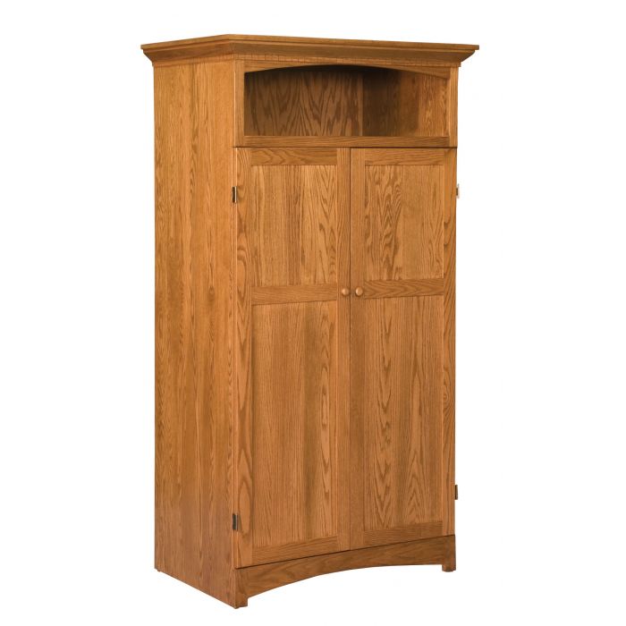 Mission Solid Wood Computer Armoire